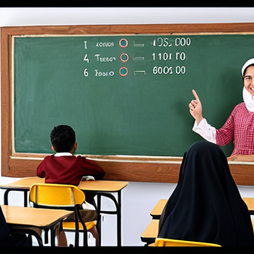 Interactive Picture Quiz (Visual Learning)**

Prompt: "A classroom setting, students participating in an interactive picture quiz on a large screen. The quiz shows a historical figure (e.g., Tunku Abdul Rahman) and students are buzzing with excitement, trying to guess the name. Scoreboard visible with points awarded for correct answers. Bright, engaging colors."

**